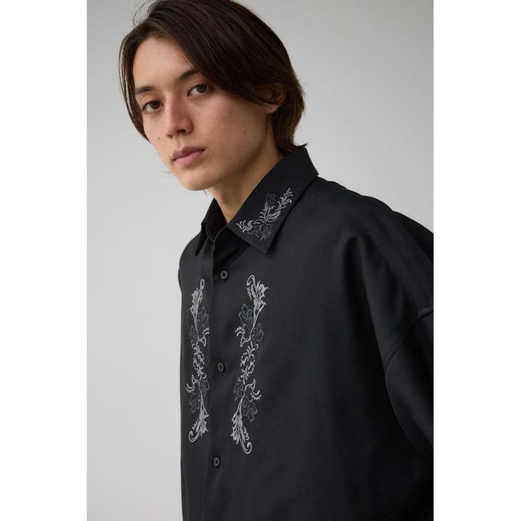 グラデーション刺繍長袖シャツ | AZUL BY MOUSSY | 詳細画像12 