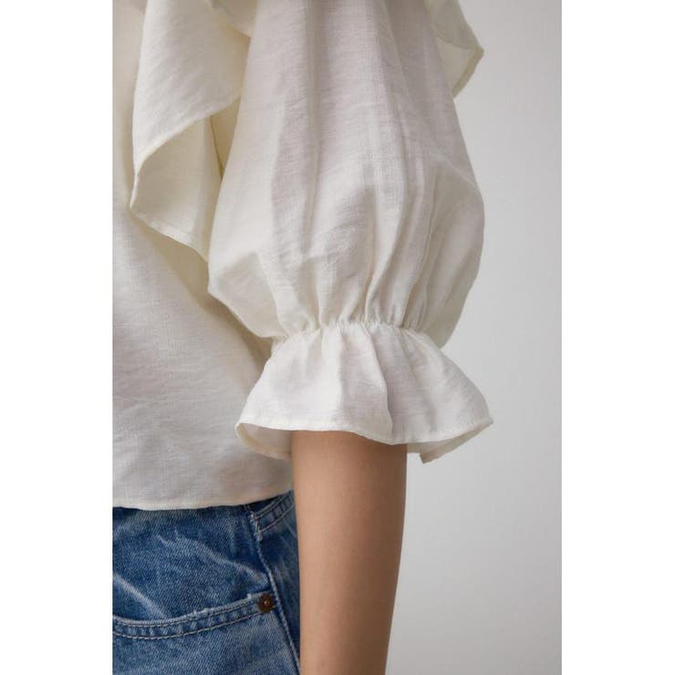ラッフルフリル5分袖ブラウス | AZUL BY MOUSSY | 詳細画像11 