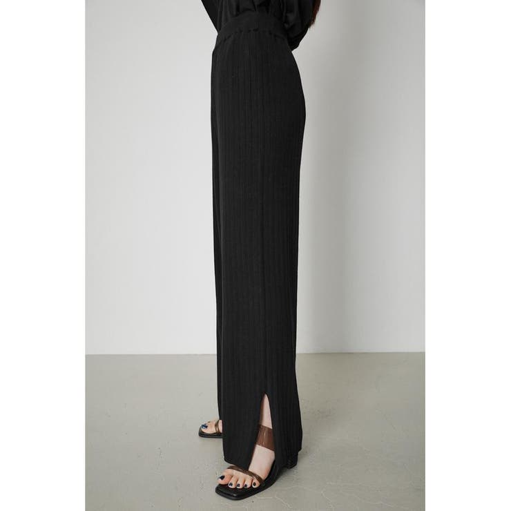 BASIC KNIT RIB PANTS | AZUL BY MOUSSY | 詳細画像6 