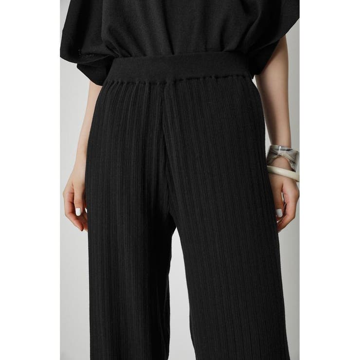 BASIC KNIT RIB PANTS | AZUL BY MOUSSY | 詳細画像8 