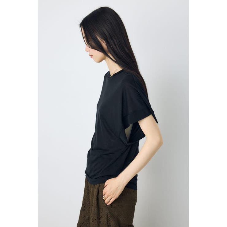 ドレープフレンチスリーブTシャツ | AZUL BY MOUSSY | 詳細画像11 