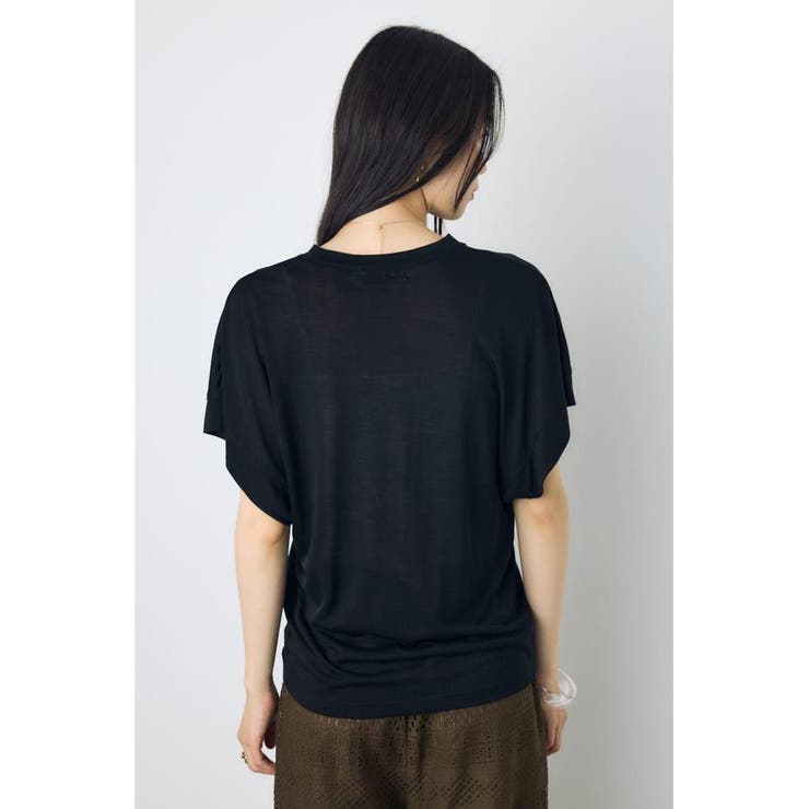 ドレープフレンチスリーブTシャツ | AZUL BY MOUSSY | 詳細画像12 