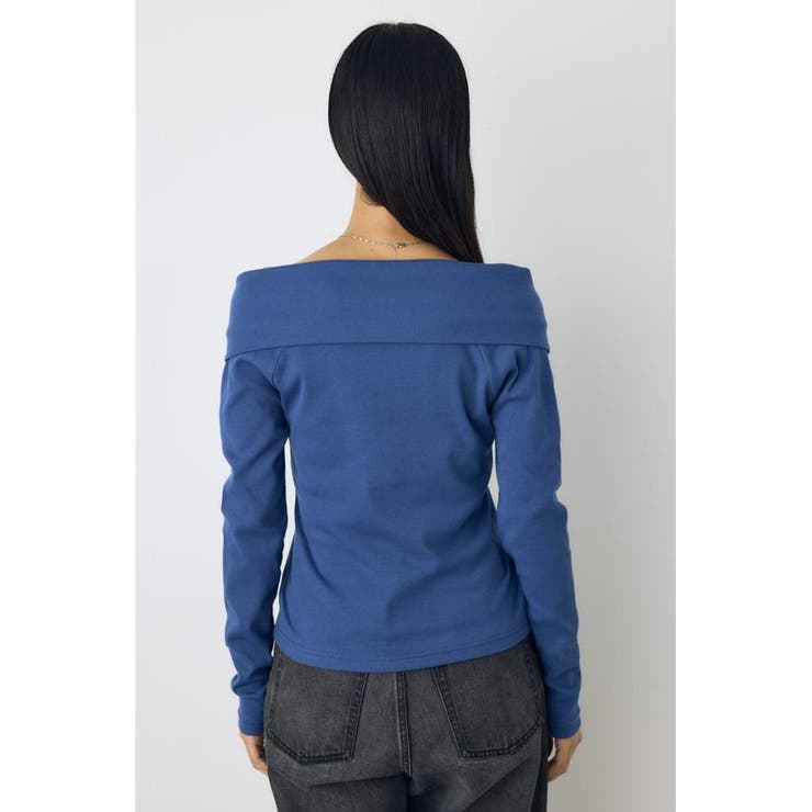 ダブルジップオフショル長袖トップス | AZUL BY MOUSSY | 詳細画像11 