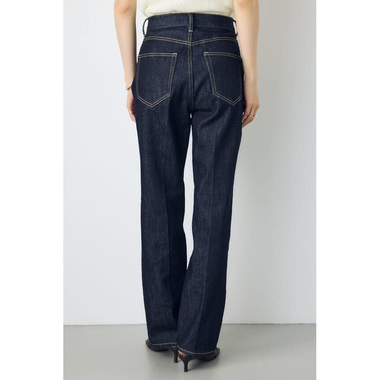 AZUL DENIM センタープレスストレートデニム ショート丈 | AZUL BY MOUSSY | 詳細画像12 