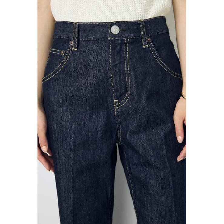 AZUL DENIM センタープレスストレートデニム ショート丈 | AZUL BY MOUSSY | 詳細画像14 