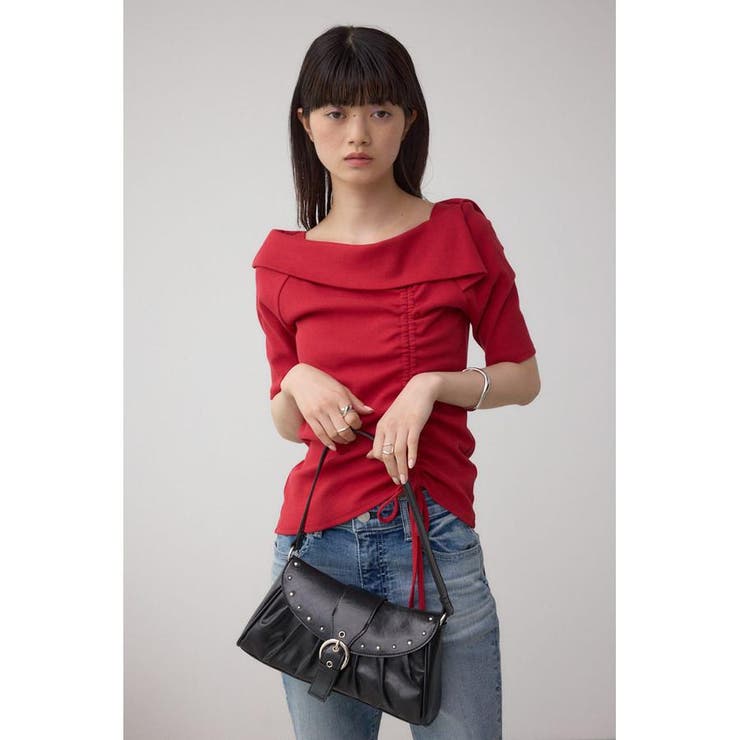 スタッズフラップギャザーバッグ | AZUL BY MOUSSY | 詳細画像1 