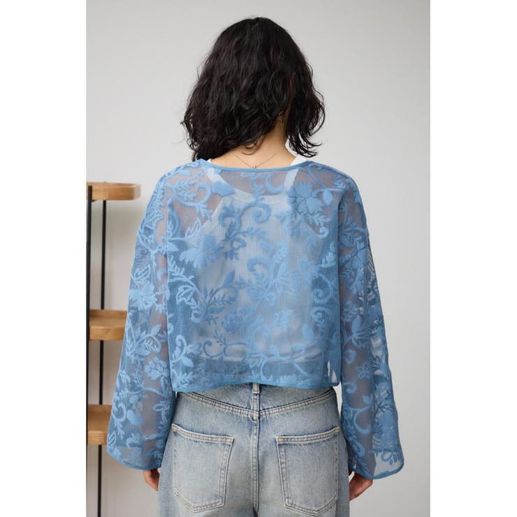 メッシュパターンカーディガン | AZUL BY MOUSSY | 詳細画像26 
