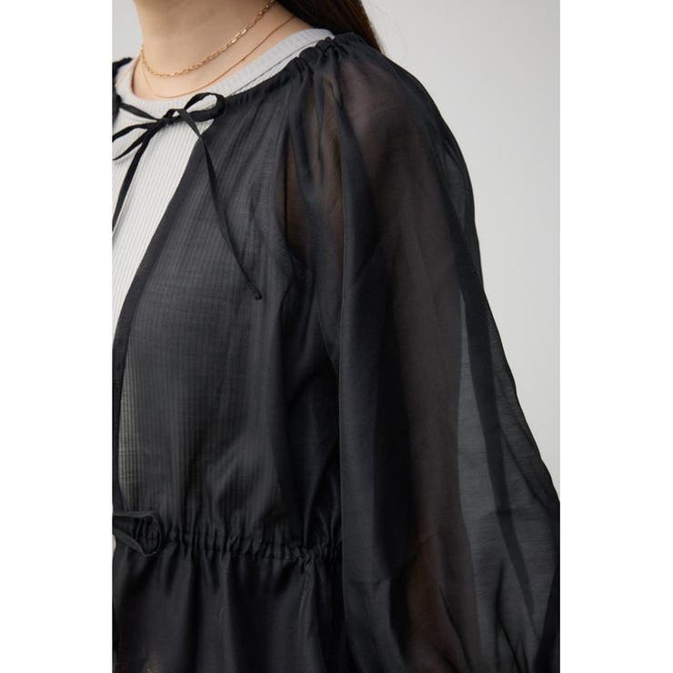 2WAYシアーペプラムシャツブラウス | AZUL BY MOUSSY | 詳細画像20 