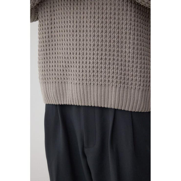 ワッフル編みマットモールニット | AZUL BY MOUSSY | 詳細画像33 