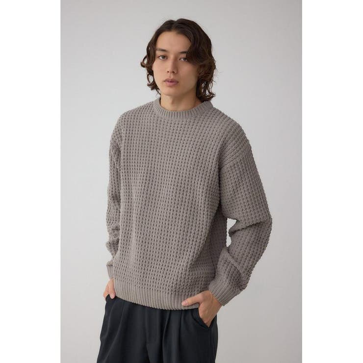 ワッフル編みマットモールニット | AZUL BY MOUSSY | 詳細画像25 