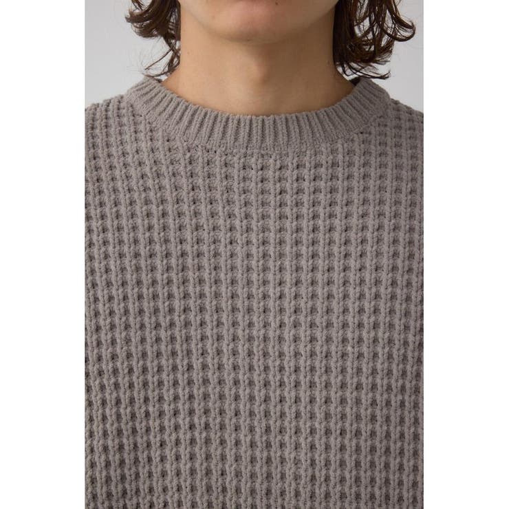 ワッフル編みマットモールニット | AZUL BY MOUSSY | 詳細画像30 