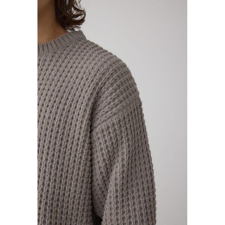 ワッフル編みマットモールニット | AZUL BY MOUSSY | 詳細画像31 