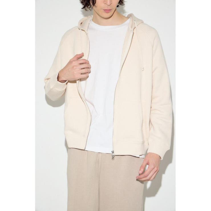 裏毛ジップアップパーカー | AZUL BY MOUSSY | 詳細画像1 