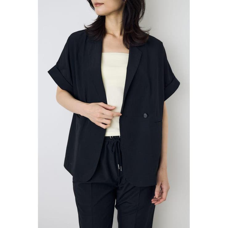 COMFORA AIRハーフスリーブジャケット | AZUL BY MOUSSY | 詳細画像13 