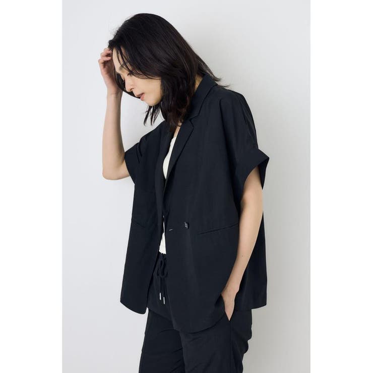 COMFORA AIRハーフスリーブジャケット | AZUL BY MOUSSY | 詳細画像14 