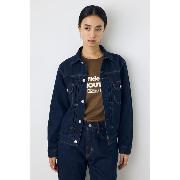 AZUL DENIM タイトフィットデニムジャケット | AZUL BY MOUSSY | 詳細画像23 