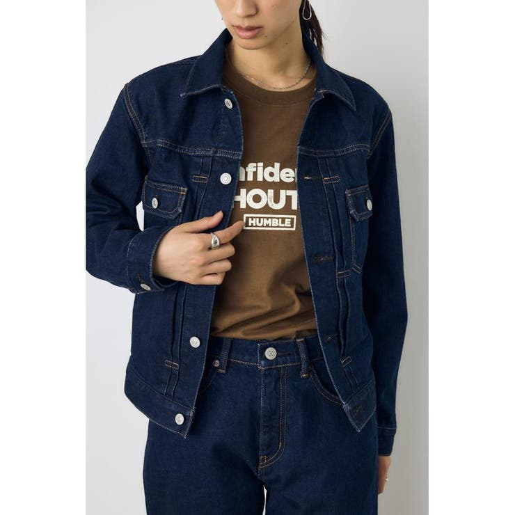AZUL DENIM タイトフィットデニムジャケット | AZUL BY MOUSSY | 詳細画像25 