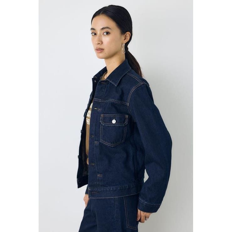 AZUL DENIM タイトフィットデニムジャケット | AZUL BY MOUSSY | 詳細画像26 