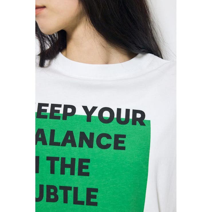 フロントメッセージロゴロンT | AZUL BY MOUSSY | 詳細画像7 