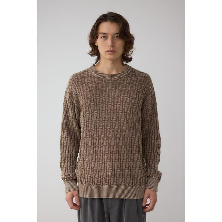 ヴィンテージライクジャガードニット | AZUL BY MOUSSY | 詳細画像16 