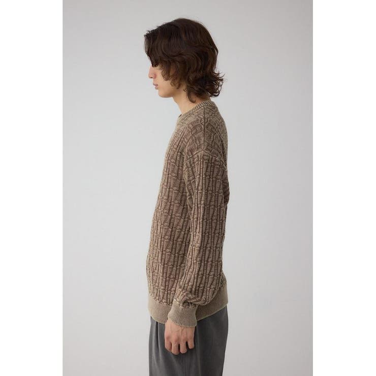 ヴィンテージライクジャガードニット | AZUL BY MOUSSY | 詳細画像17 