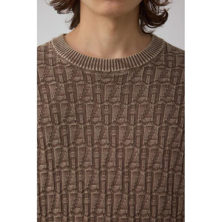 ヴィンテージライクジャガードニット | AZUL BY MOUSSY | 詳細画像19 