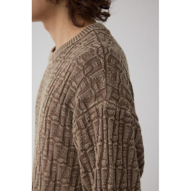 ヴィンテージライクジャガードニット | AZUL BY MOUSSY | 詳細画像20 