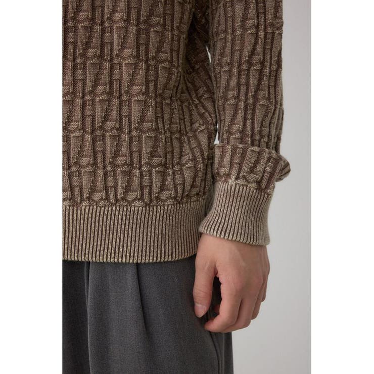 ヴィンテージライクジャガードニット | AZUL BY MOUSSY | 詳細画像22 