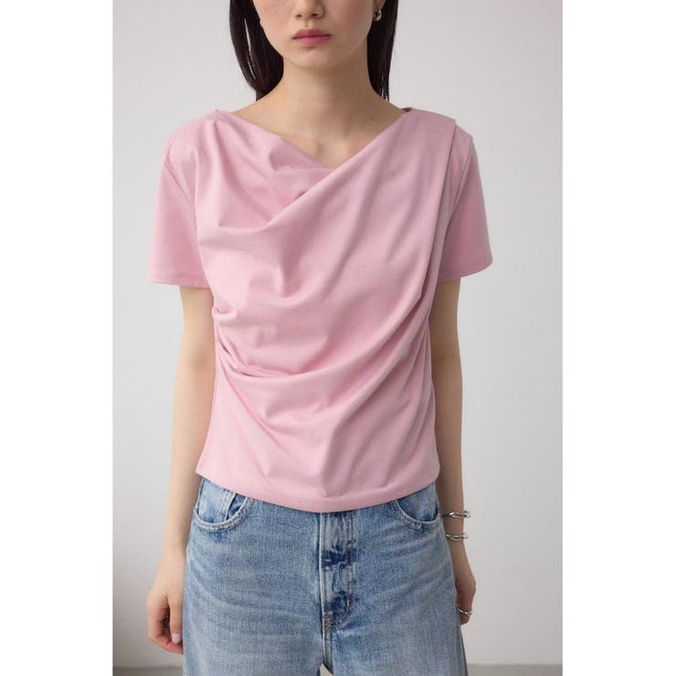 L/PNK1 | 2WAYドレープスムーストップス | AZUL BY MOUSSY