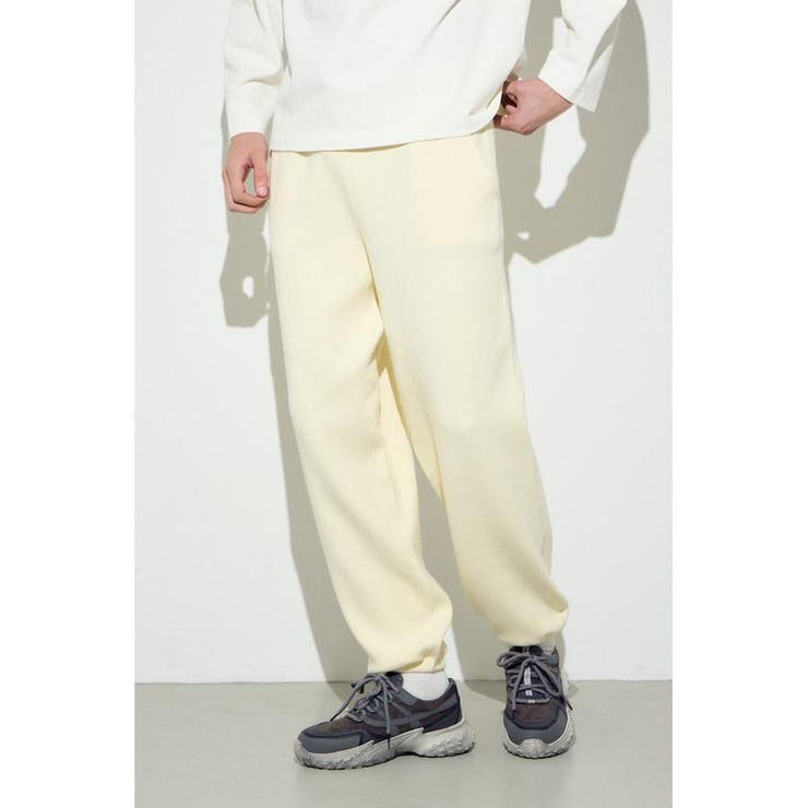 O/WHT1 | ハイゲージニットパンツ | AZUL BY MOUSSY