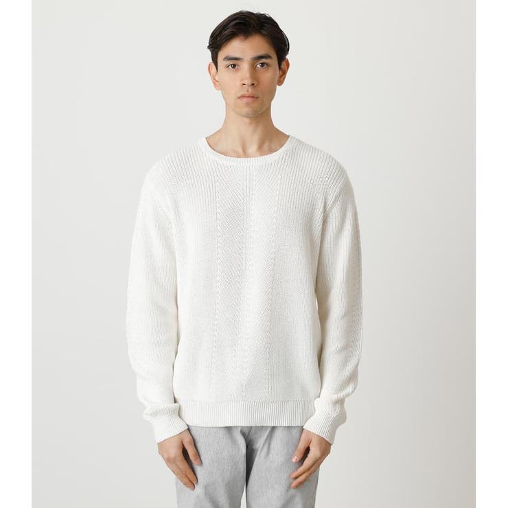 HALF CARDIGAN STITCH KNIT[品番：AZLW0018297]｜AZUL BY MOUSSY