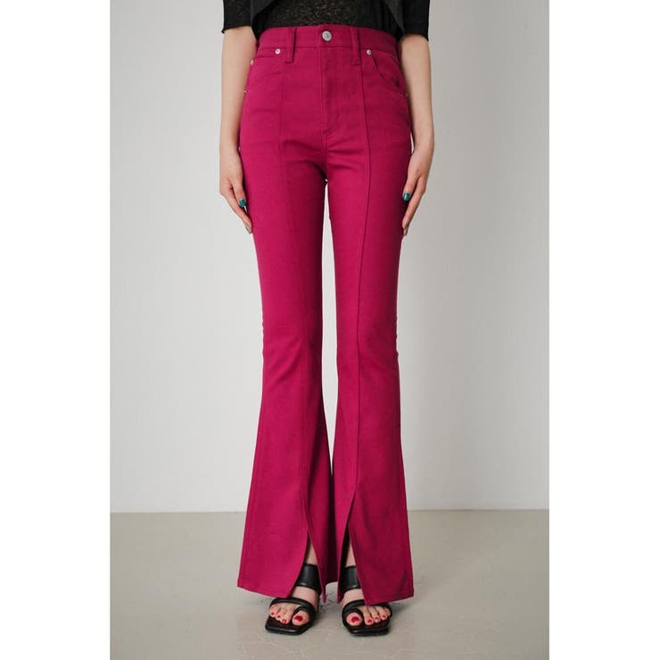 CENTER SLIT COLOR FLARE PT | AZUL BY MOUSSY | 詳細画像25 