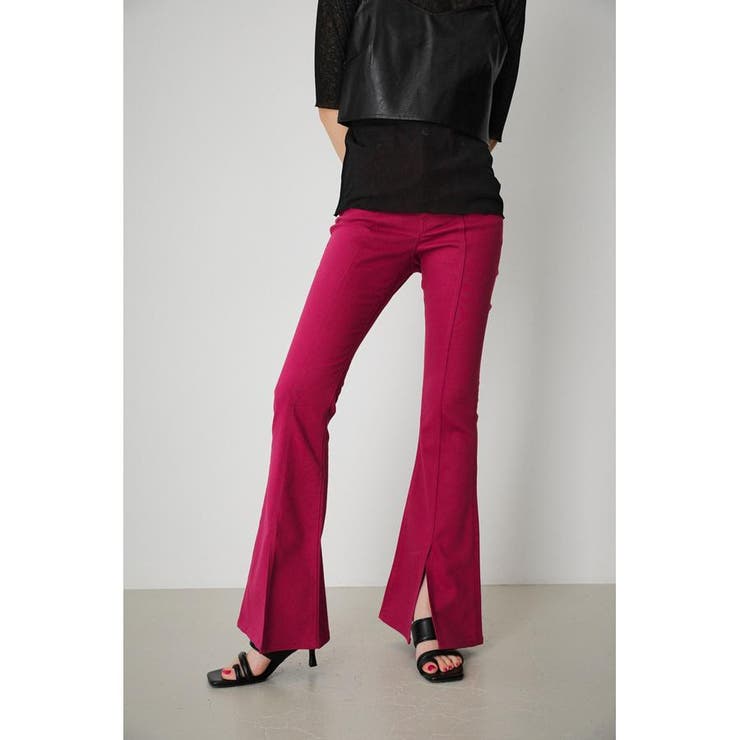 CENTER SLIT COLOR FLARE PT | AZUL BY MOUSSY | 詳細画像21 