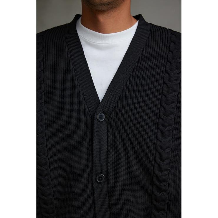 スポンディッシュケーブルカーディガン | AZUL BY MOUSSY | 詳細画像8 