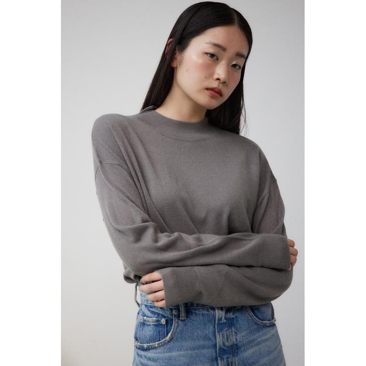 ヌーディーハイネックニットトップス | AZUL BY MOUSSY | 詳細画像26 