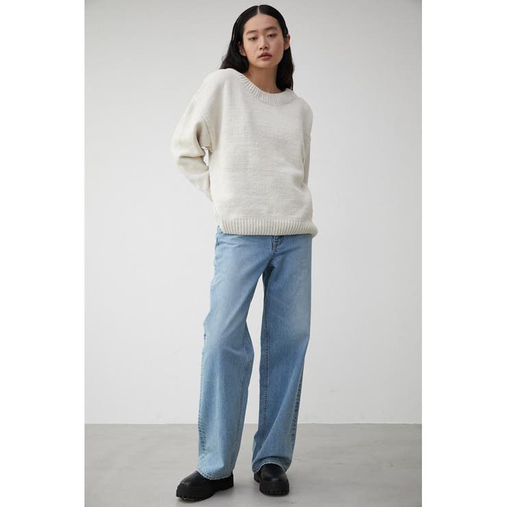 MOLE YARN 2WAY SIMPLE KNIT[品番：AZLW0020571]｜AZUL BY MOUSSY