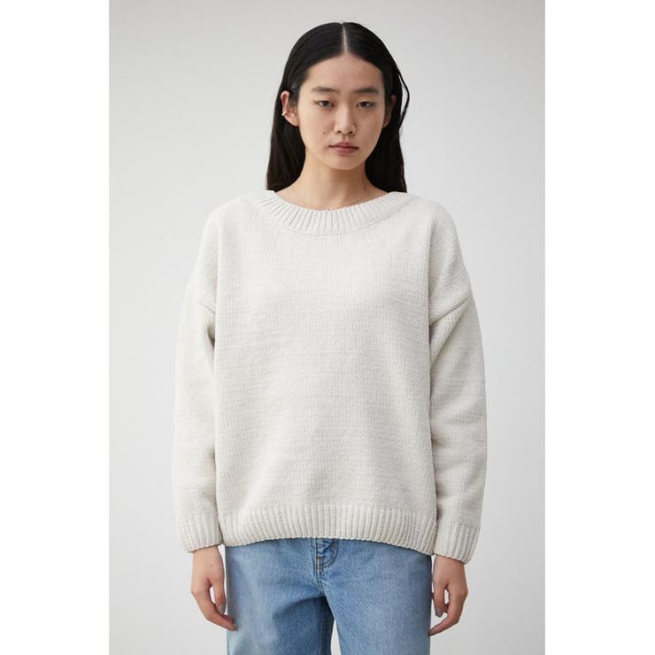 MOLE YARN 2WAY SIMPLE KNIT[品番：AZLW0020571]｜AZUL BY MOUSSY