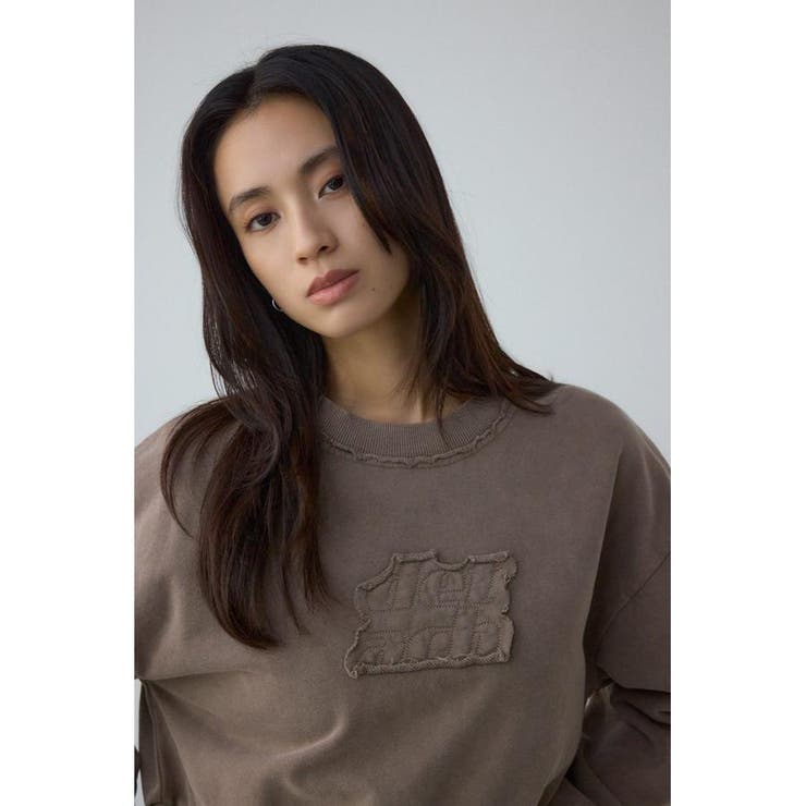 パッチロゴルーズスウェット | AZUL BY MOUSSY | 詳細画像13 