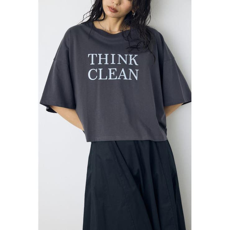 ドロップショルダーロゴ5分袖Tシャツ | AZUL BY MOUSSY | 詳細画像13 