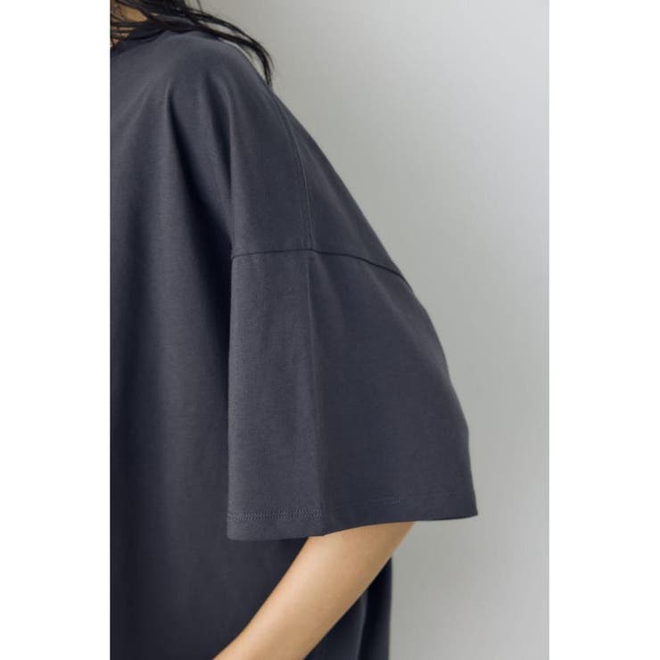 ドロップショルダーロゴ5分袖Tシャツ | AZUL BY MOUSSY | 詳細画像19 