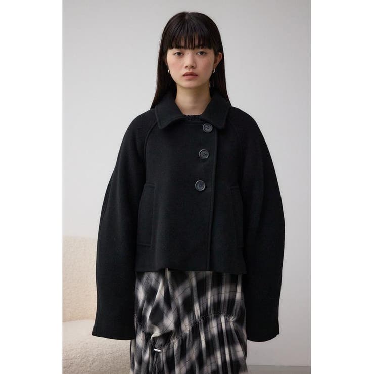 コクーンスリーブショートコート[品番：AZLW0022870]｜AZUL BY  MOUSSY（アズールバイマウジー）のレディースファッション通販｜SHOPLIST（ショップリスト）