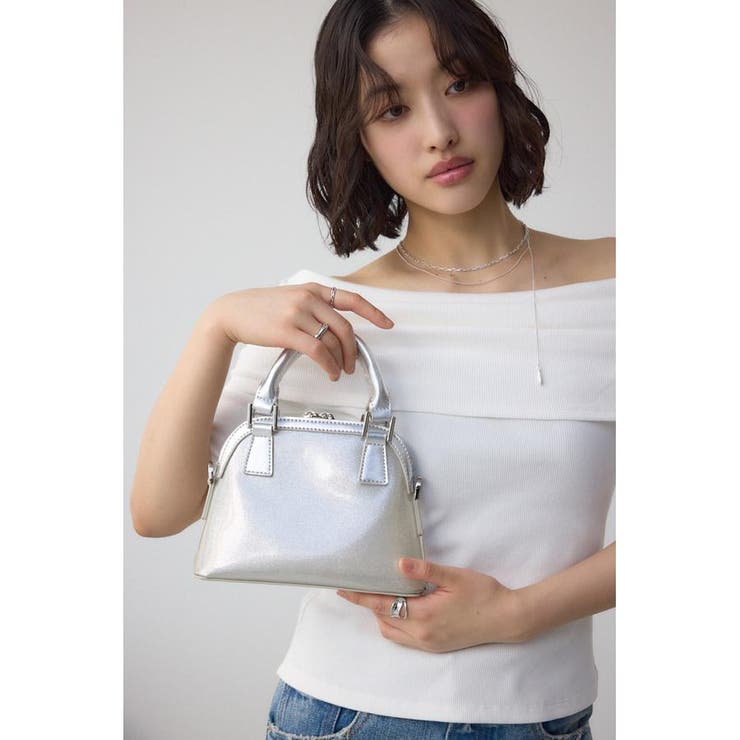 ダブルジッパークリアミニバッグ | AZUL BY MOUSSY | 詳細画像15 