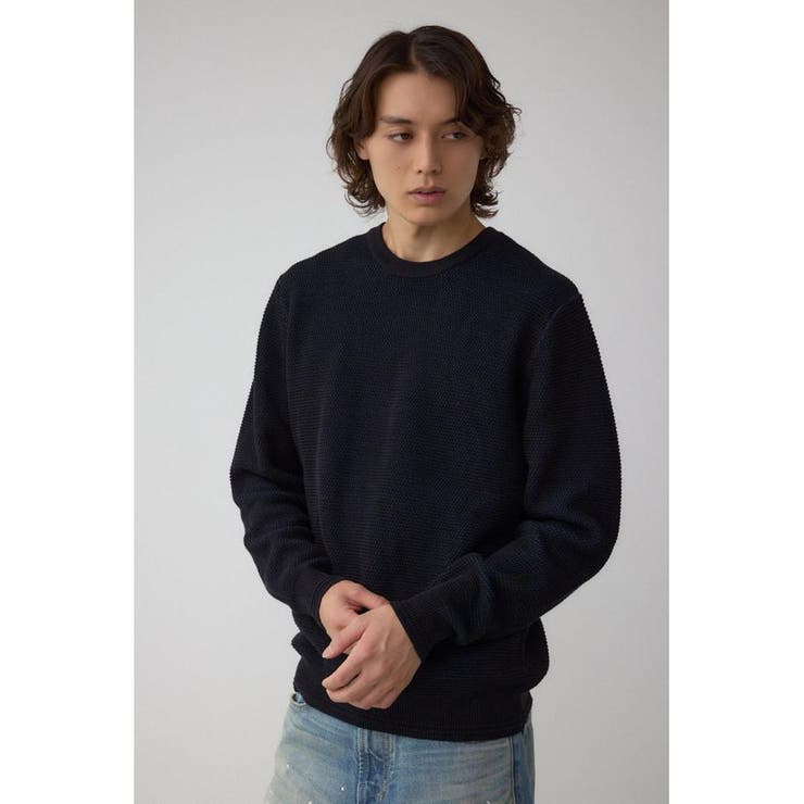 ハニカムクルーネックニット | AZUL BY MOUSSY | 詳細画像14 