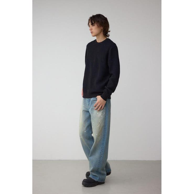 ハニカムクルーネックニット | AZUL BY MOUSSY | 詳細画像15 