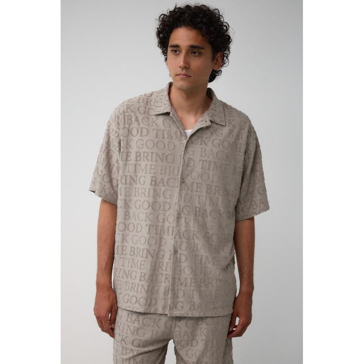 総柄パイルジャガードシャツ | AZUL BY MOUSSY | 詳細画像21 