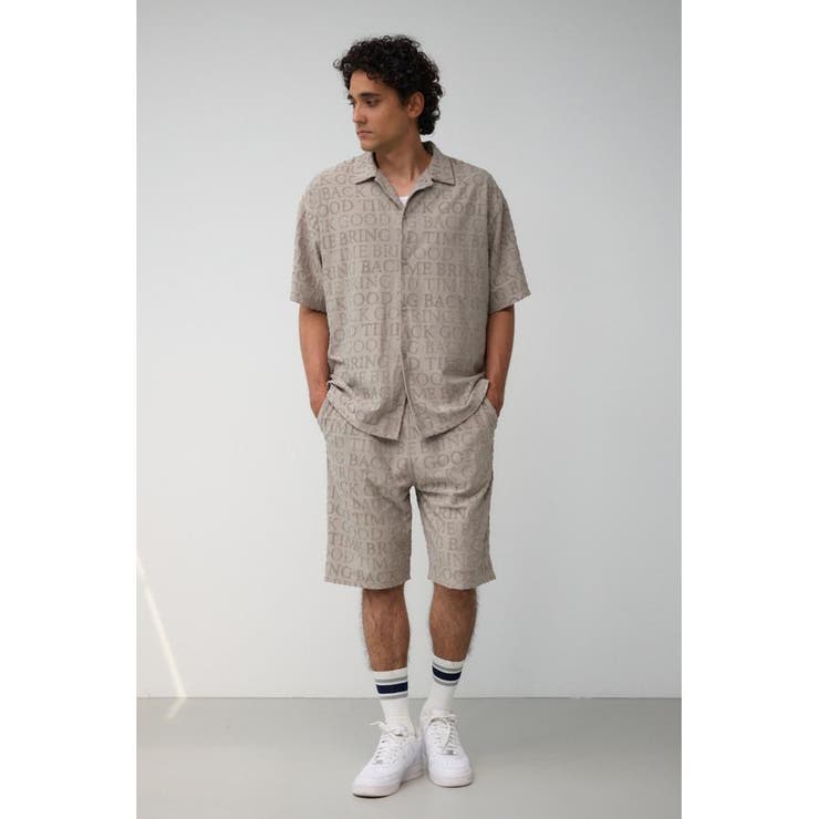 総柄パイルジャガードシャツ | AZUL BY MOUSSY | 詳細画像23 