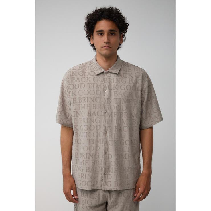 総柄パイルジャガードシャツ | AZUL BY MOUSSY | 詳細画像24 