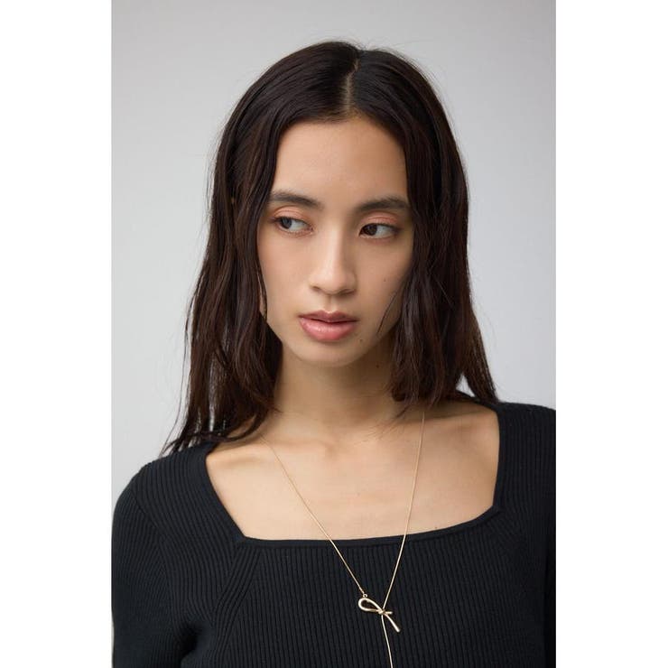 VENUSスクエアネックリブニット | AZUL BY MOUSSY | 詳細画像14 