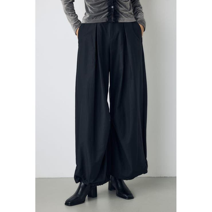 BLK | タックデザインパラシュートパンツ | AZUL BY MOUSSY