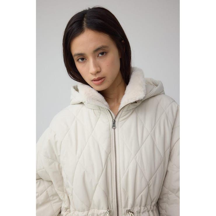 キルティング中綿ミドルコート | AZUL BY MOUSSY | 詳細画像2 